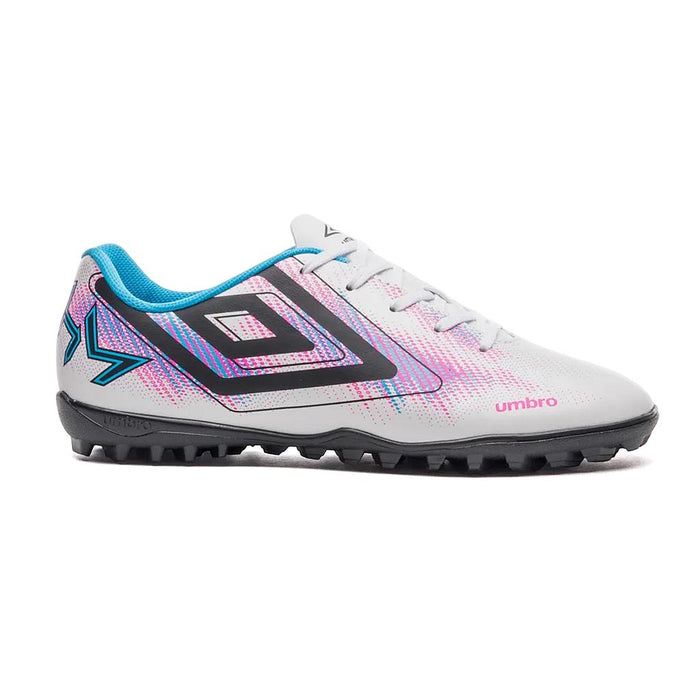 Umbro Society Masculino Futbol Heatmap White/Atomic Blue/Pink Glo