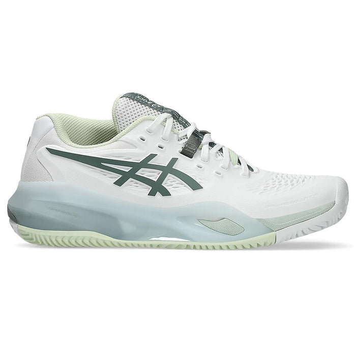 1042A277.102 Asics Calzados Deportivos Femenino Tenis Gel Resolution X Clay White/Monument Blue