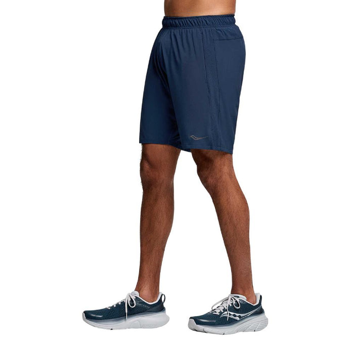 Saucony Shorts Masculino Running Outpace 7 Short Navy Blue