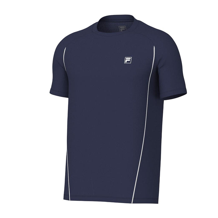 Fila Remeras Masculino Tenis Match Navy/White