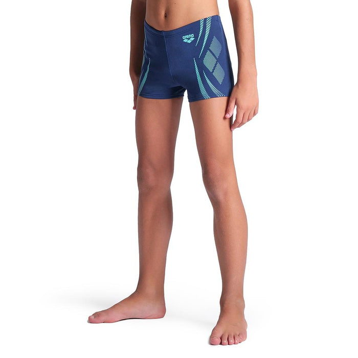 009008-708 Arena Short de Baño Niños Natacion Poseidonia Swim Short Navy/Water