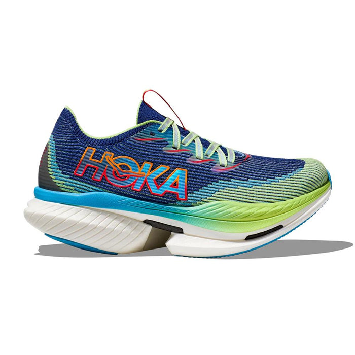 Hoka Deportivos Masculino Running Cielo X1 Evening Sky/Lettuce