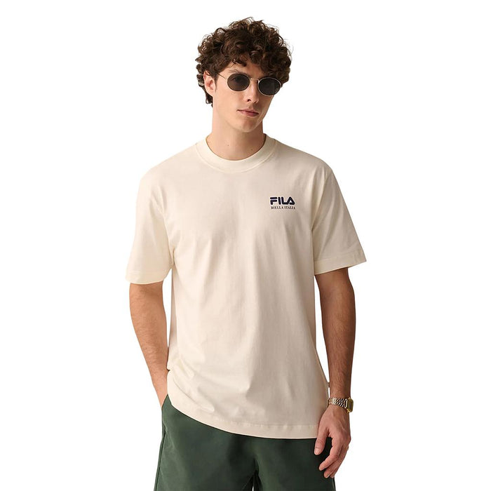 F11L01487-3538 FILA PRENDAS REMERAS MASCULINO MODA COMFORT BIELLA 1911 OFF WHITE GARDENIA