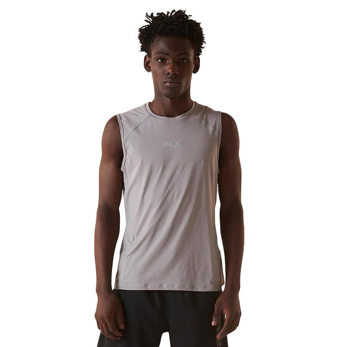 F11AT00634-1219 FILA PRENDAS MUSCULOSAS MASCULINO TRAINING PERFORMA ECO CINZA MEDIO