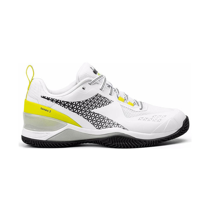 Diadora Deportivos Femenino Tenis Blushield Torneo 2 W Clay White/Black/Evening Primrose