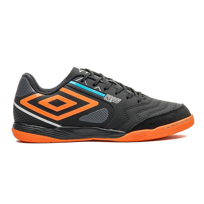 Umbro Indoor Unisex Futbol Pro 5 Bump Club Black/Carrot/Atomic Blue