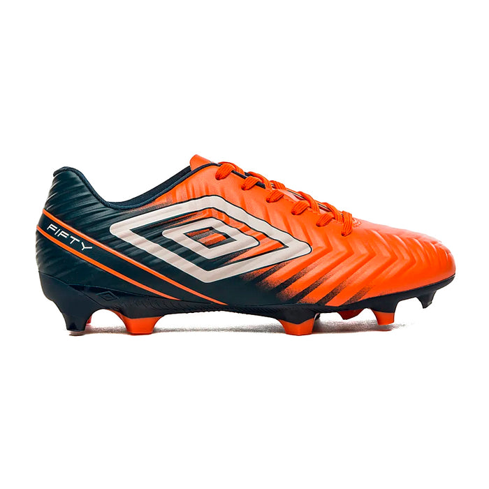 Umbro Campo Unisex Futbol Fifty V Naranja/Marino/Blanco