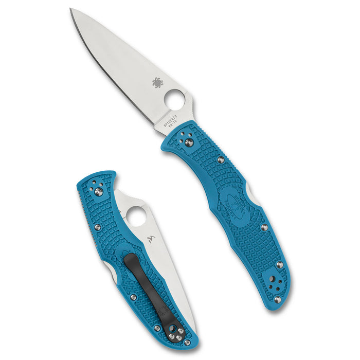 Cuchillo SPYDERCO Endura 4 Lightweight Blue Flat Ground