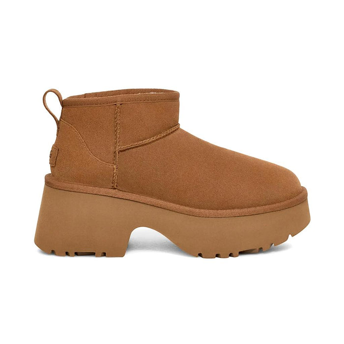 1158311-CHE UGG CALZADOS BOTAS FEMENINO MODA CLASSIC ULTRA MINI NEW HEIGHTS CHESTNUT