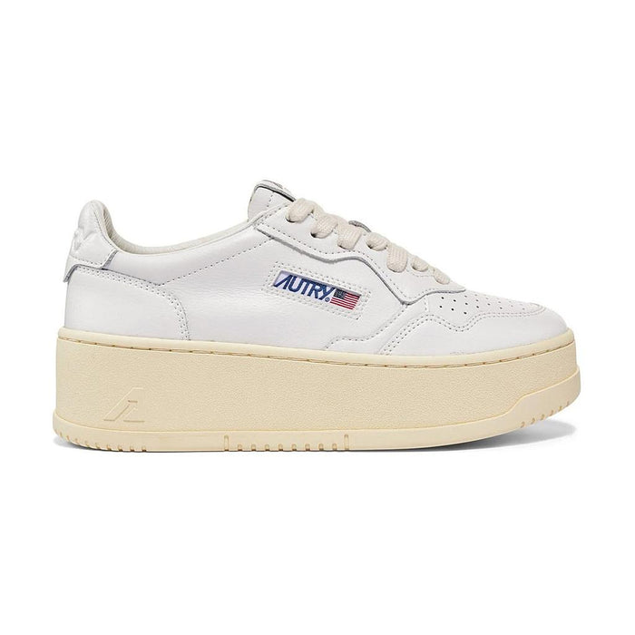 Autry Lifestyle Femenino Moda Platform Low Wht/Wht