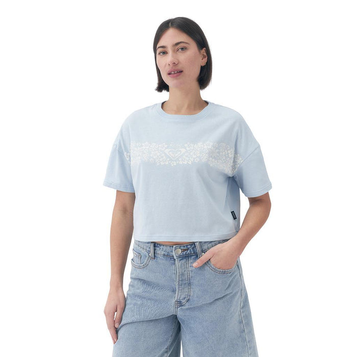 Roxy Remeras Femenino Moda Sunshine Celeste