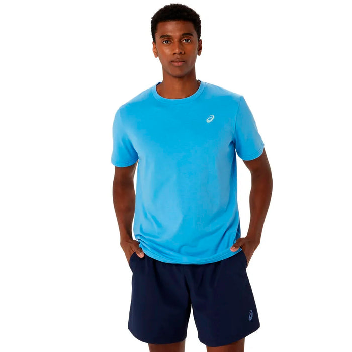 Asics Remeras Masculino Training Asics Spiral Embroidery Tee Waterscape