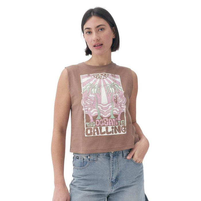 Roxy Musculosas Femenino Moda Bilbao Marron