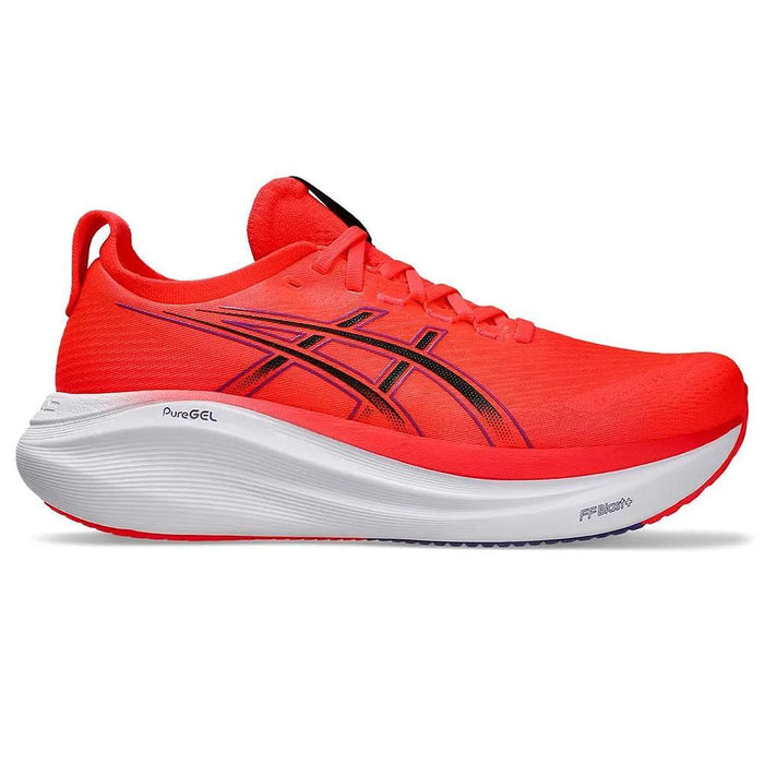 Asics Deportivos Masculino Running Gel Nimbus 27 Flash Red/Black