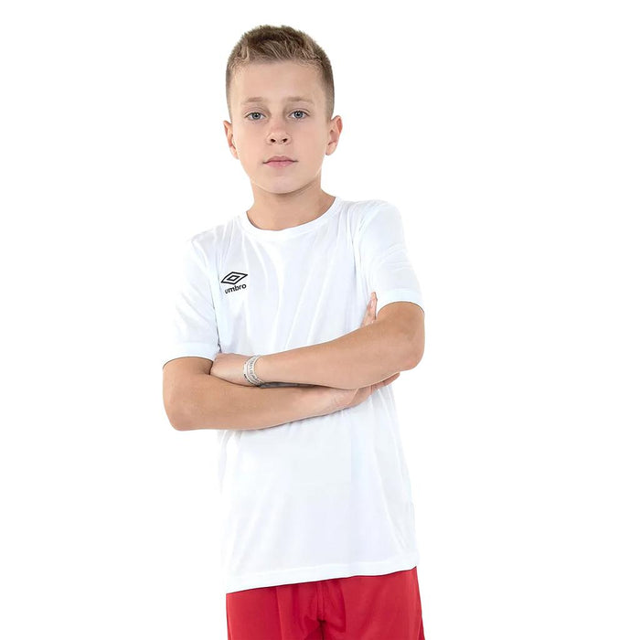 Umbro Remeras Niños Running Legacy White