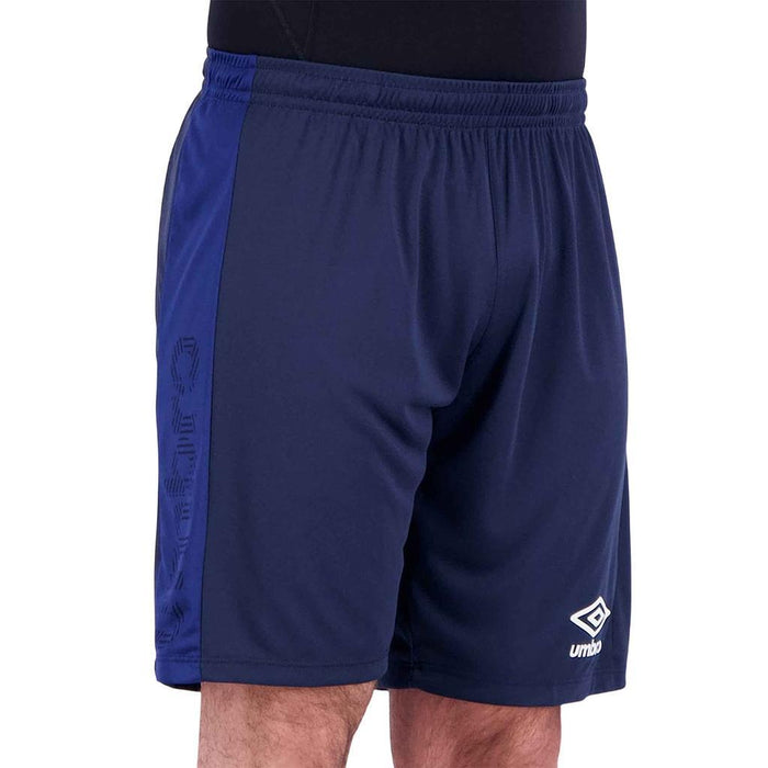 U11TW132-777 Umbro Shorts Masculino Running Graphic Letter Mariño