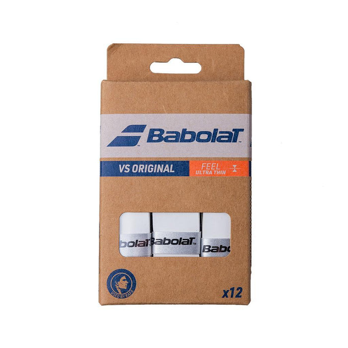 Babolat Overgrips Tenis Vs Original X 12 Blanco