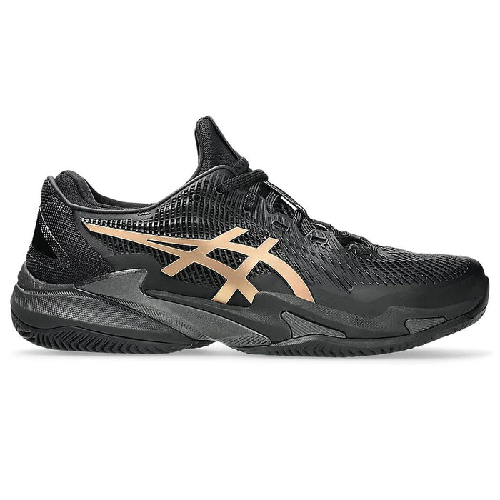 1041A537.960 Asics Calzados Deportivos Masculino Tenis Court Ff 3 Novak Clay Night Ener Black/Prism Gold