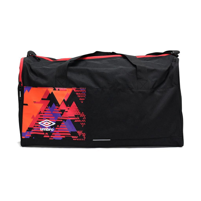31021U-MUJ Umbro Bolsos Unisex Futbol Formation Holdall Black/White /Red/Purple
