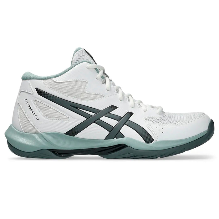 1071A132.100 Asics Calzados Deportivos Masculino Voley Gel-Rocket Mt 12 White/Steel Grey