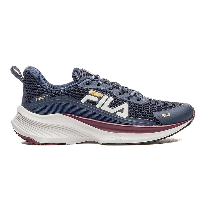 Fila Deportivos Femenino Running Prisma Navy/Burgundy/Golden