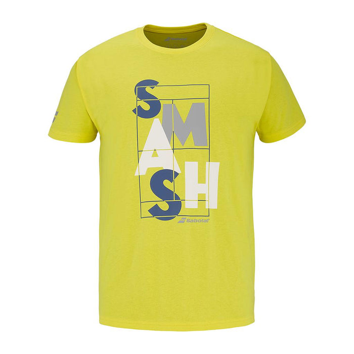 4MS25445-7000 BABOLAT PRENDAS REMERAS MASCULINO TENIS EXERCISE MESSAGE TEE MEN BLAZING YELLOW