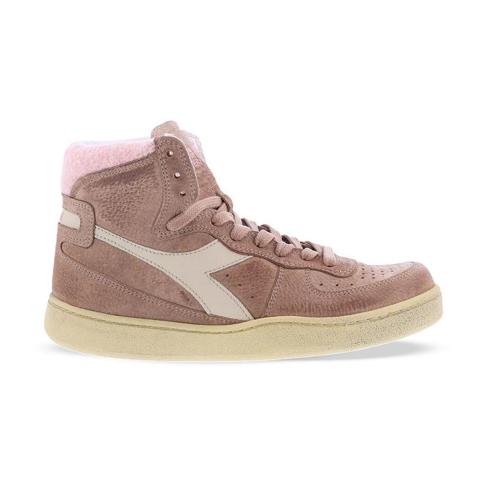 Diadora Lifestyle Femenino Moda Mi Basket Shearling Wn Brown Roebuck