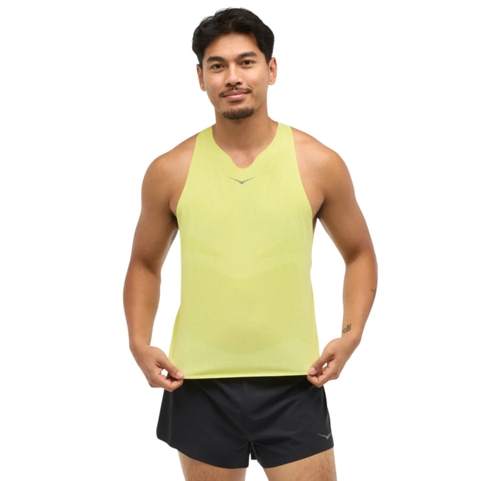Hoka Camisillas Masculino Running Race Day Singlet Hoka Citrus