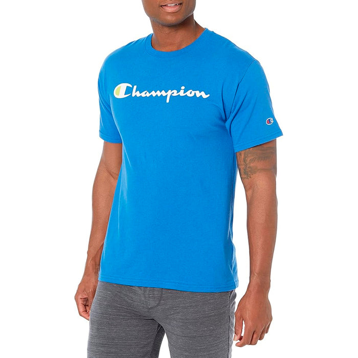 Champion Remeras Masculino Classic Graphic Tee Bright Royal