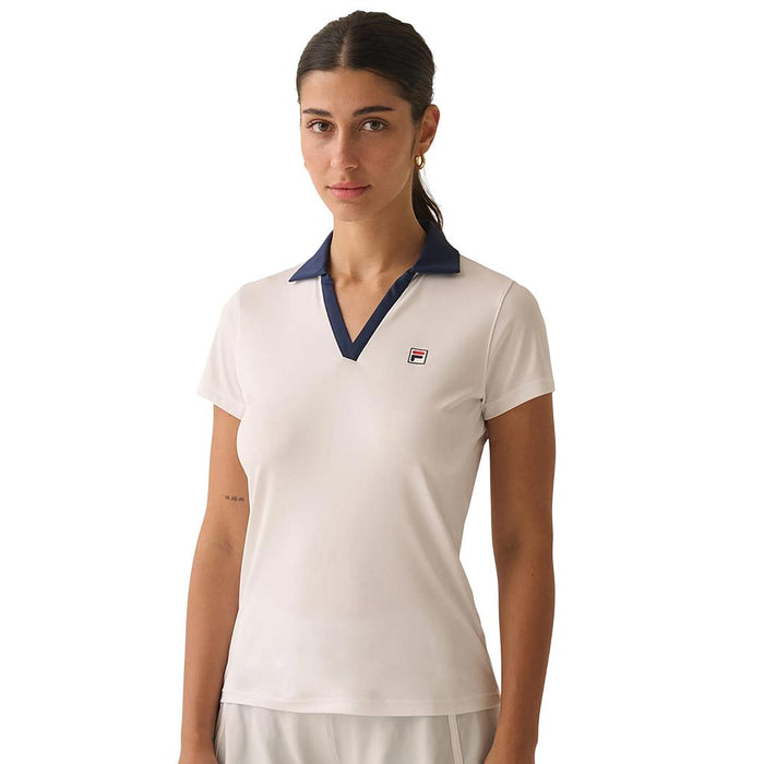 Fila Polos Femenino Tenis F-Box White/Navy