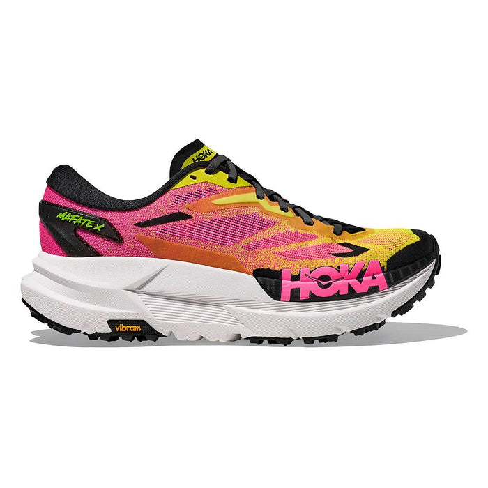 Hoka Deportivos Femenino Running Mafate X Neonhokacitrus/Neonrose
