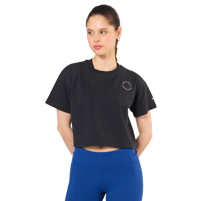 Saucony Remeras Femenino Moda Recovery Boxy Tee Black