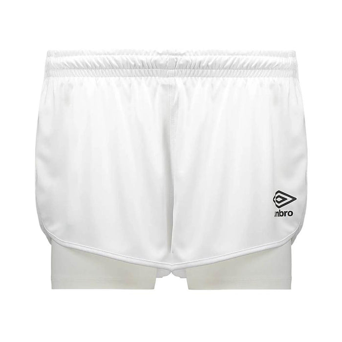 Umbro Shorts Femenino Running Baller Blanco