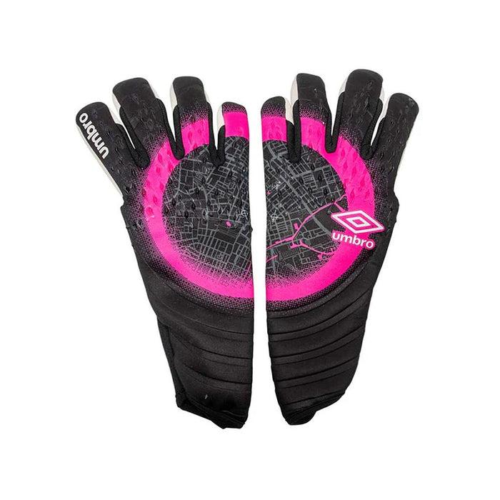 Umbro Guantes Futbol Neo Premier Goalkeeper Glove Black/White/Pink Glo/Carbon