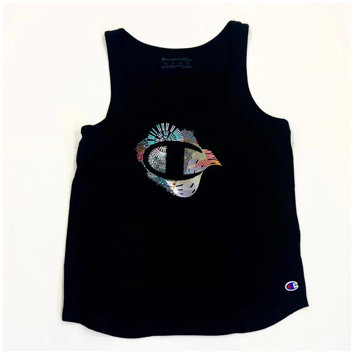 Champion Tank Femenino The Classic Tank Graphic Black