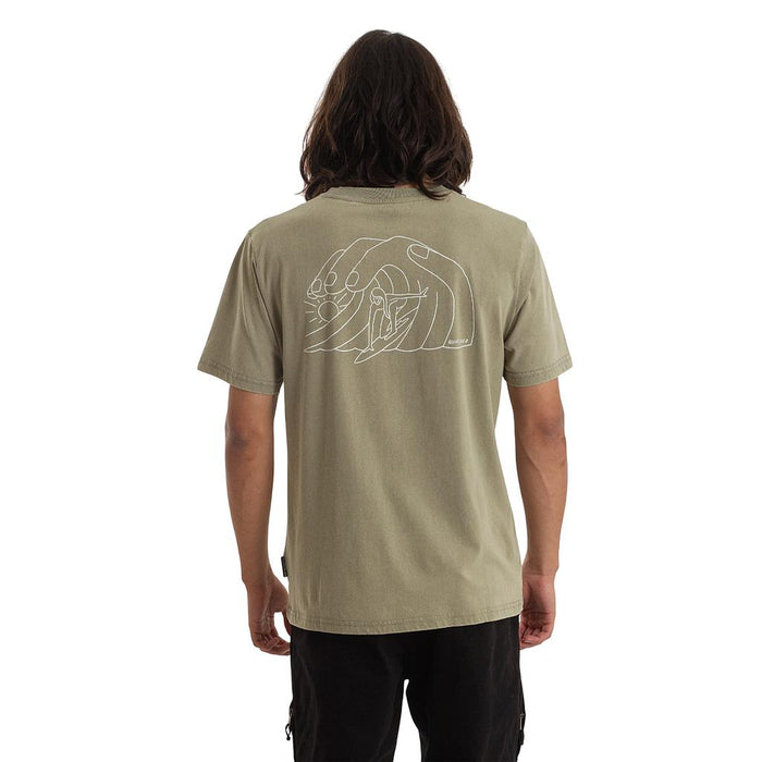 Quiksilver Remeras Masculino Moda Freedom Swell Green
