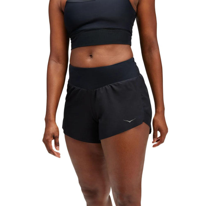 Hoka Short Femenino Glide 4 Short Negro