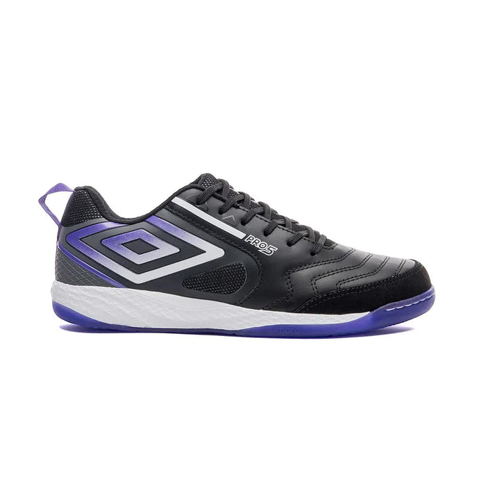 Umbro Indoor Unisex Futbol Pro 5 Bump Black/Electric Purple/Furtacor