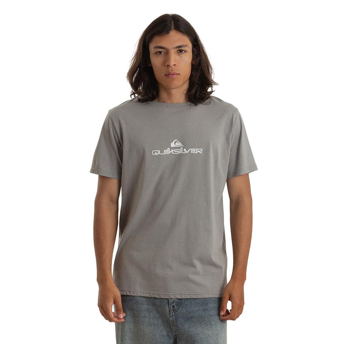 Quiksilver Remeras Masculino Moda Comp Logo Grey