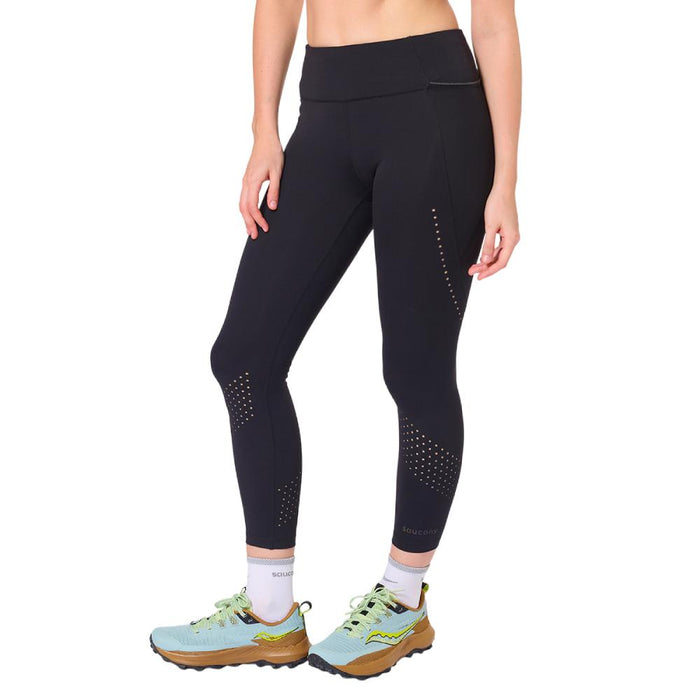 Saucony Calzas Femenino Running Peregrine Tight Black