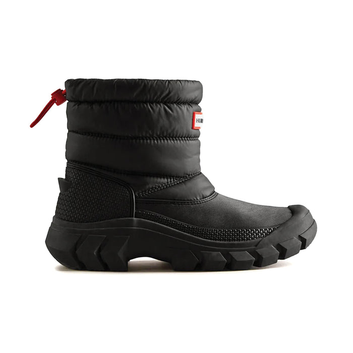 Hunter Botas Femenino Moda Intrepid Short Snow Boot Black