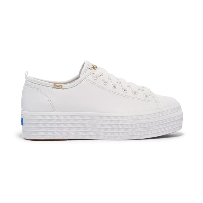 Keds Lifestyle Femenino Moda Triple Up Leather White
