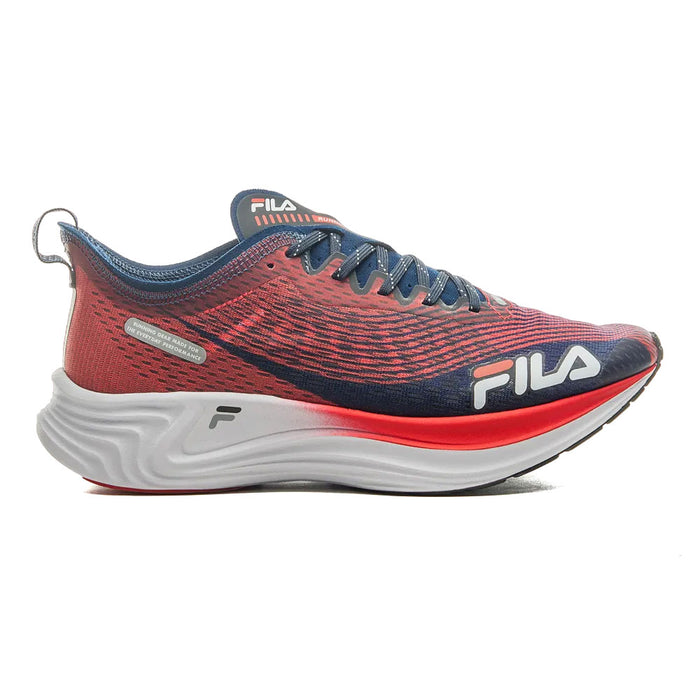 F02R00063-3836 FILA CALZADOS FEMENINO RUNNING RACER CARBON TRI ROJO/MARINO/BLANCO