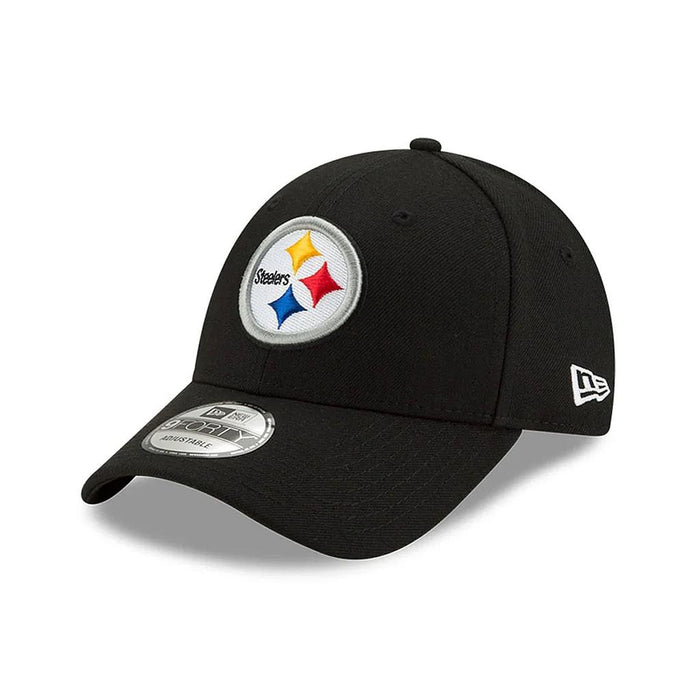 10517871 New Era Gorros MLB 9Forty Masculino Moda Pittsburgh Steelers Black