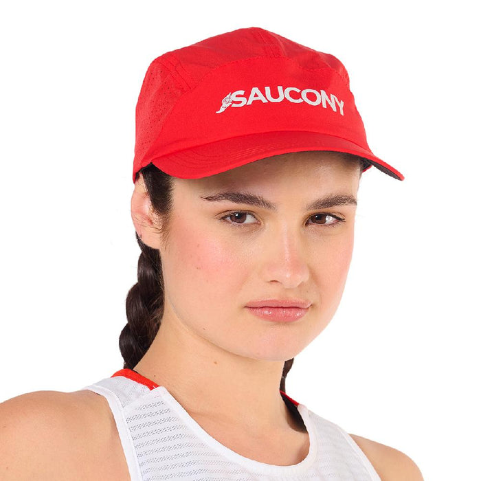 60920040S130 Saucony Gorros Unisex Running Outpace Hat Red