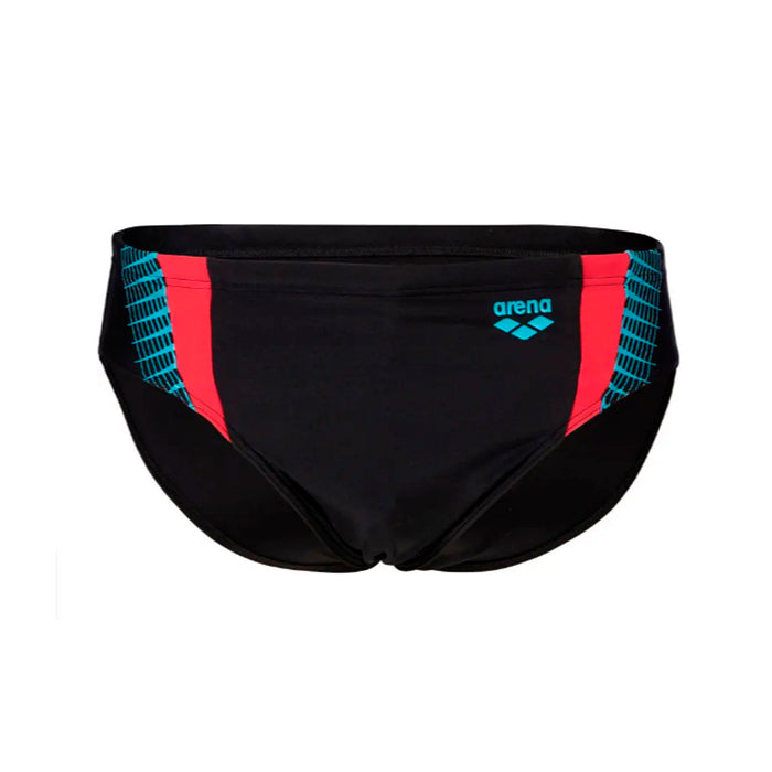Arena Short de baño Masculino Natacion Threefold Brief R Black Black Anguria