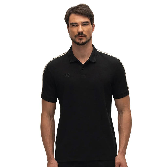U11L00801-111 Umbro Prendas Polos Masculino Training Tape F.C. Black