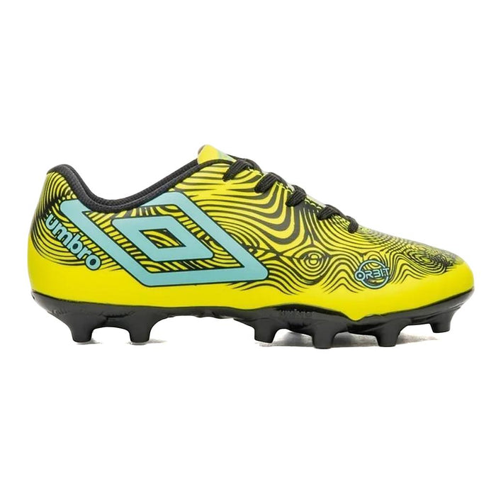 U01FB00189-613 Umbro Calzados Campo Masculino Futbol Orbit Limao/Preto/Azul