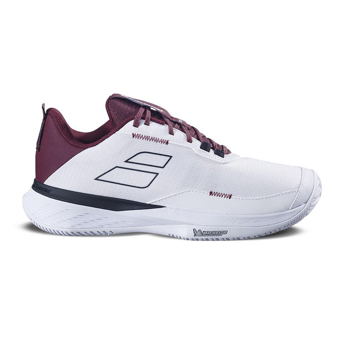 3A0F25A925-1109 BABOLAT CALZADOS DEPORTIVOS MASCULINO TENIS SFX EVO CLAY WHITE/PORT ROYALE