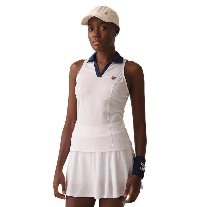 Fila Musculosas Femenino Tenis Basic White/Navy